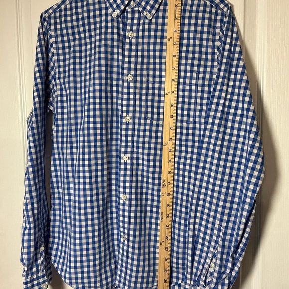 GAP Blue and White Button Down Shirt in Vibrant Blue and White - Picture 3 of 6